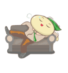 Leafy : The Energetic Business Man（個別スタンプ：22）