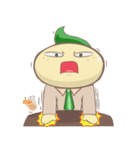 Leafy : The Energetic Business Man（個別スタンプ：25）