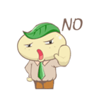 Leafy : The Energetic Business Man（個別スタンプ：32）