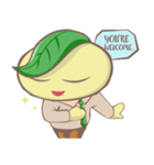 Leafy : The Energetic Business Man（個別スタンプ：36）