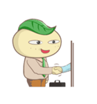 Leafy : The Energetic Business Man（個別スタンプ：38）