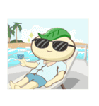 Leafy : The Energetic Business Man（個別スタンプ：39）