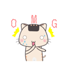 Onigiri cat LV.1 Life Term piece（個別スタンプ：4）