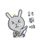 Leaf green rabbit（個別スタンプ：6）