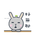 Leaf green rabbit（個別スタンプ：13）