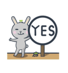 Leaf green rabbit（個別スタンプ：24）