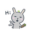 Leaf green rabbit（個別スタンプ：33）