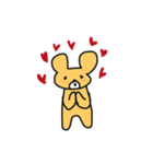 動く！オレンジくまたん（個別スタンプ：4）