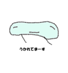 クレヨン画 頭足人 とうそくじん（個別スタンプ：14）