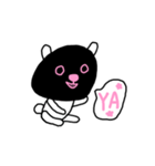 the bear with black face（個別スタンプ：11）