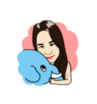 The whole city is friend of Zhuzhu girl.（個別スタンプ：40）