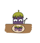 Mr.Eggplantttttttttttt（個別スタンプ：7）