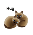 siamese cats（個別スタンプ：7）
