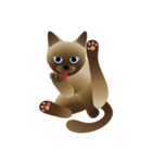 siamese cats（個別スタンプ：11）