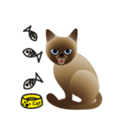siamese cats（個別スタンプ：15）