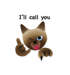 siamese cats（個別スタンプ：21）