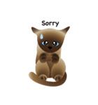 siamese cats（個別スタンプ：32）