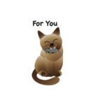 siamese cats（個別スタンプ：33）