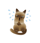 siamese cats（個別スタンプ：35）