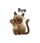siamese cats（個別スタンプ：36）