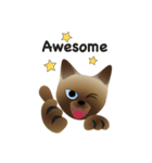 siamese cats（個別スタンプ：38）