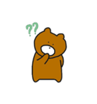ゆるっとクマさん、ときどきカエル（個別スタンプ：25）