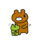 ゆるっとクマさん、ときどきカエル（個別スタンプ：31）