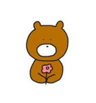 ゆるっとクマさん、ときどきカエル（個別スタンプ：37）