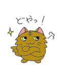 白ニャンコと茶ニャンコの日常（個別スタンプ：4）