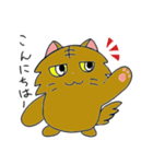 白ニャンコと茶ニャンコの日常（個別スタンプ：6）