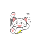 白ニャンコと茶ニャンコの日常（個別スタンプ：8）