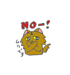白ニャンコと茶ニャンコの日常（個別スタンプ：15）