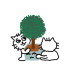 猫と植物（個別スタンプ：34）