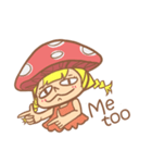 mushroom girl (so cute)（個別スタンプ：19）