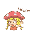 mushroom girl (so cute)（個別スタンプ：20）