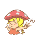 mushroom girl (so cute)（個別スタンプ：21）