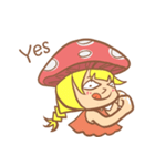 mushroom girl (so cute)（個別スタンプ：22）