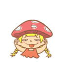 mushroom girl (so cute)（個別スタンプ：23）