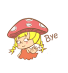 mushroom girl (so cute)（個別スタンプ：27）