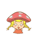 mushroom girl (so cute)（個別スタンプ：30）