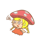 mushroom girl (so cute)（個別スタンプ：32）