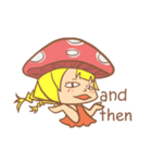 mushroom girl (so cute)（個別スタンプ：34）