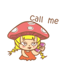 mushroom girl (so cute)（個別スタンプ：38）