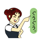 チームおかまちゃん。（個別スタンプ：16）