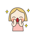 cute face pinky today is sunny day（個別スタンプ：8）