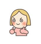 cute face pinky today is sunny day（個別スタンプ：24）