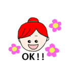 カラフルプリンセス（個別スタンプ：1）