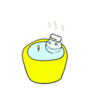 可愛いわらびもちのスタンプ（個別スタンプ：3）