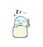 可愛いわらびもちのスタンプ（個別スタンプ：19）