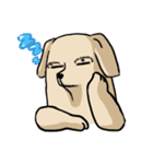 真顔時々変顔犬（個別スタンプ：2）